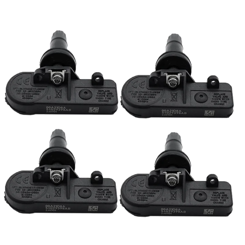 

4Pcs Car TPMS Sensor Tire Pressure Sensor 56029398AB For Dodge Durango Ram Fiat 500 Jeep Tire Pressure Monitor Replacement