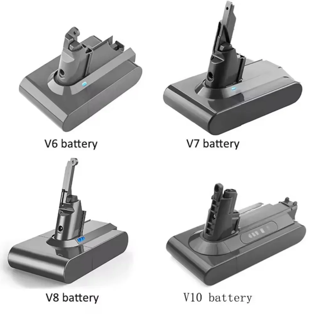 21.6V Battery for Dyson V6 V7 V8 V10 Series SV12 DC62 SV11 Sv10 Handheld Vacuum Cleaner Spare Battery  Rechargeable Battery