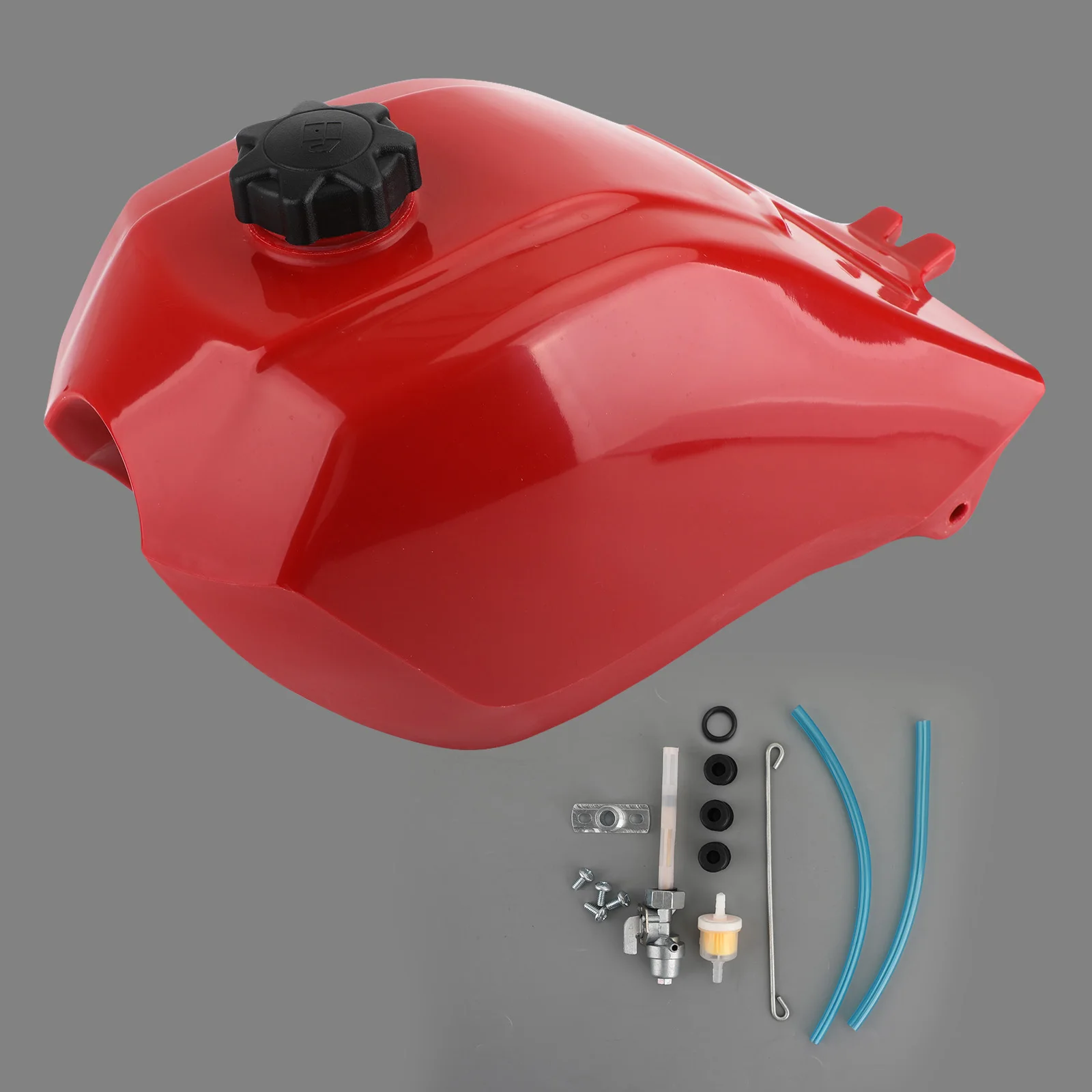 NEW Gas Fuel Tank w/Cap Petcock Fit for Honda ATC250ES Big Red 250 1985-1987 86