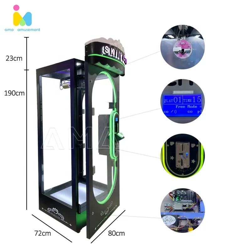 AMA عملة تعمل تاريخ الوردي قطع جائزة عملة تسلية ممر ألعاب هدية لعبة آلة لعبة كبيرة قطع تاريخ الوردي للبيع