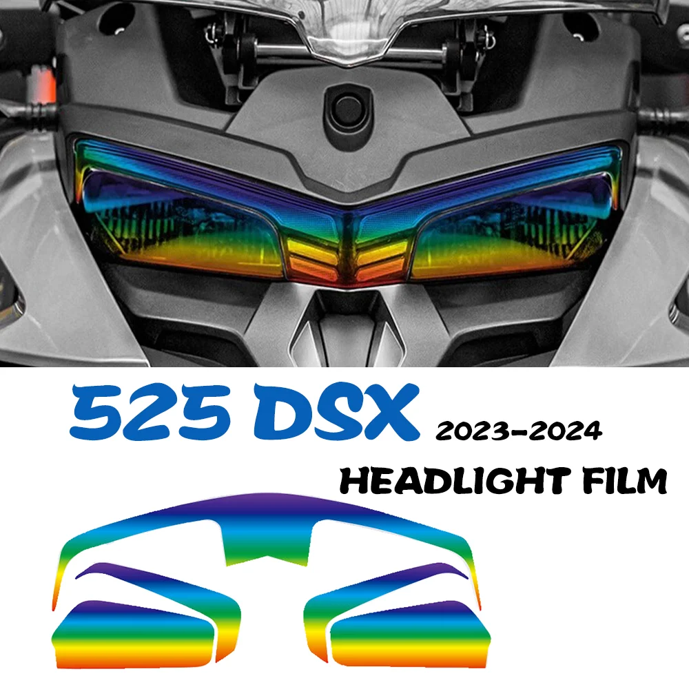 For VOGE Valico 525DSX Accessories Headlight Protection Sticker Motorcycle TPU Protective Film DS525X DSX525 525 DSX Parts