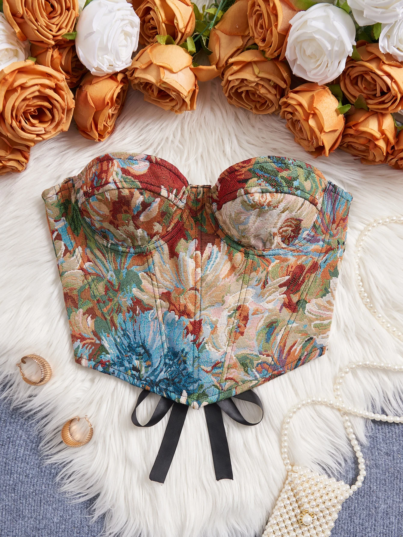 Multi-Color Underwired Corset for Women Sexy Off-Shoulder Tummy Control Shapewear Slimming Top in Sizes S to XL Hot Sale image 6