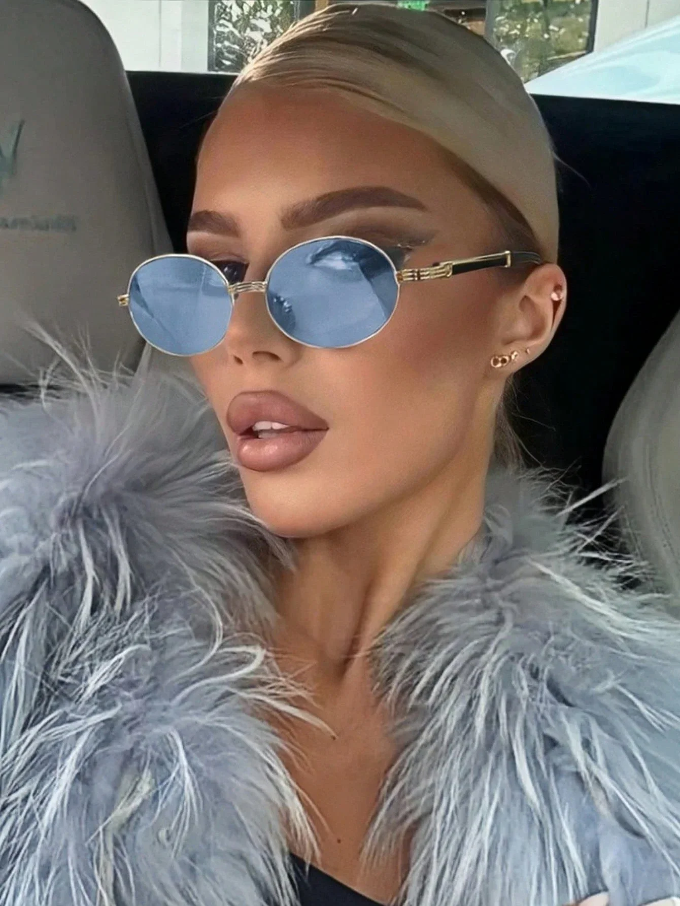 

Ретро-очки овальной формы для женщин, модные аксессуары для повседневной носки, для пляжа и активного отдыха на природе