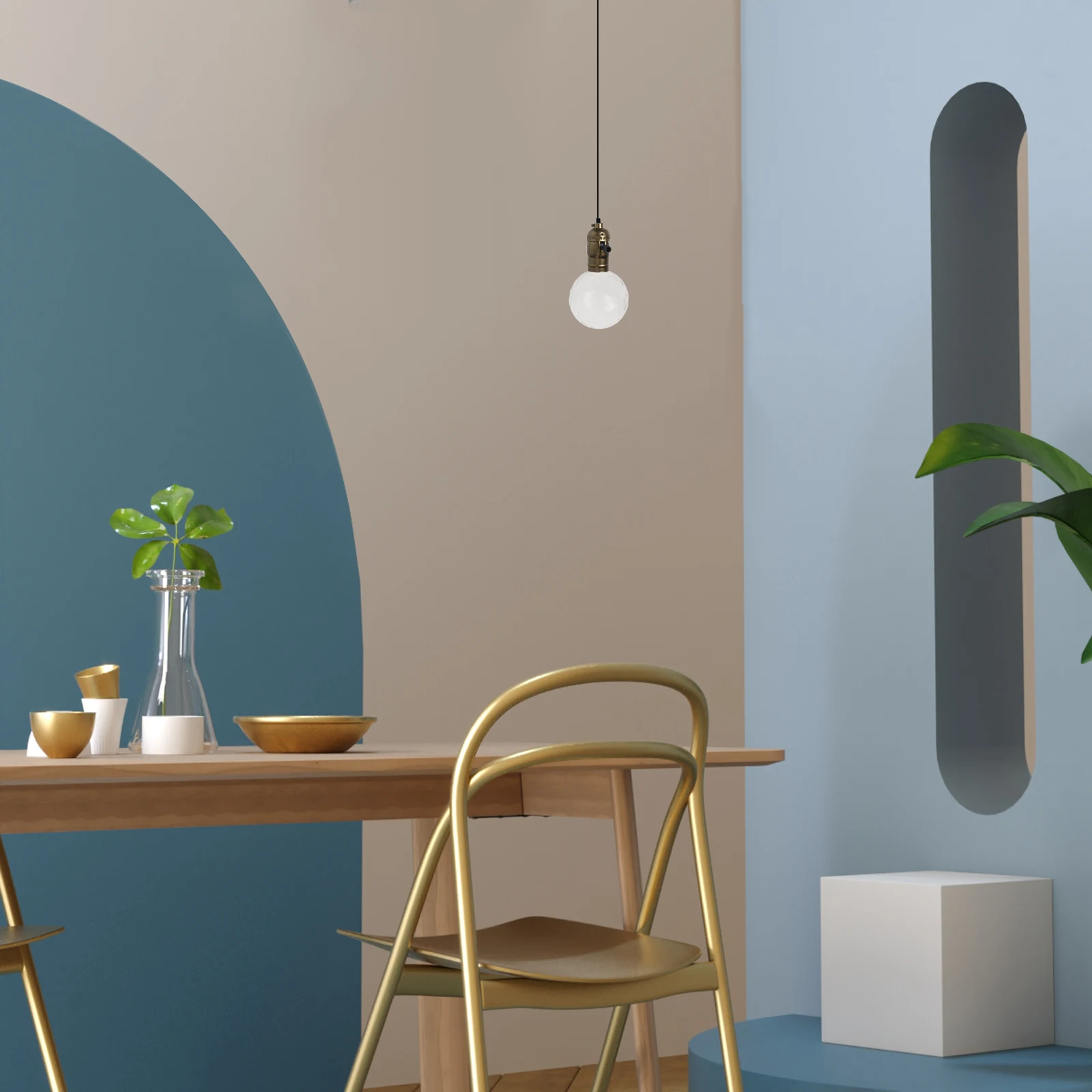 

2Pcs Vintage Light Socket Replacement Metal Lamp Holder for Table Floor Lamp Repair Projects Retro Socket Light Fixture with