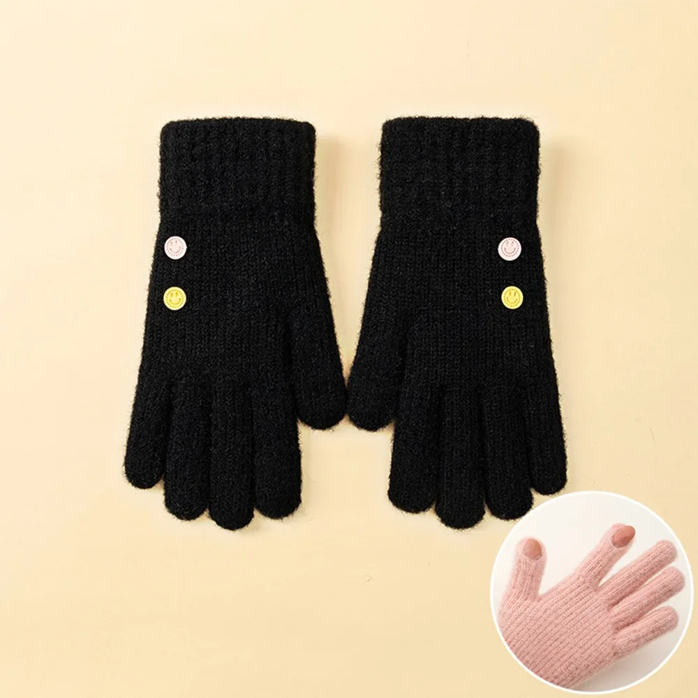 New Touch Winter Gloves Five-finger Big Mouth Five-finger Gloves Thicken Warm Skiing Gloves