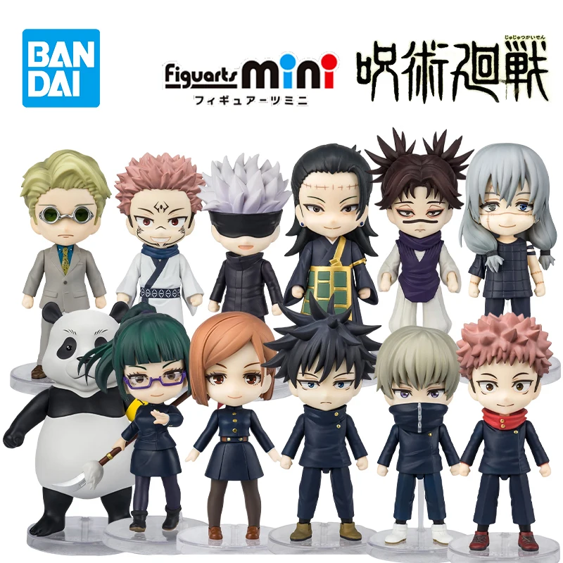 

Original BANDAI Figuarts Mini Jujutsu Kaisen Satoru Gojo Geto Suguru Ryomen Sukuna Kugisaki Nobara Choso Yuji Itadori Trendy Toy