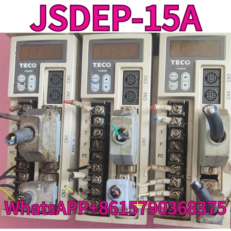 

The second-hand servo driver JSDEP-15A has intact functions