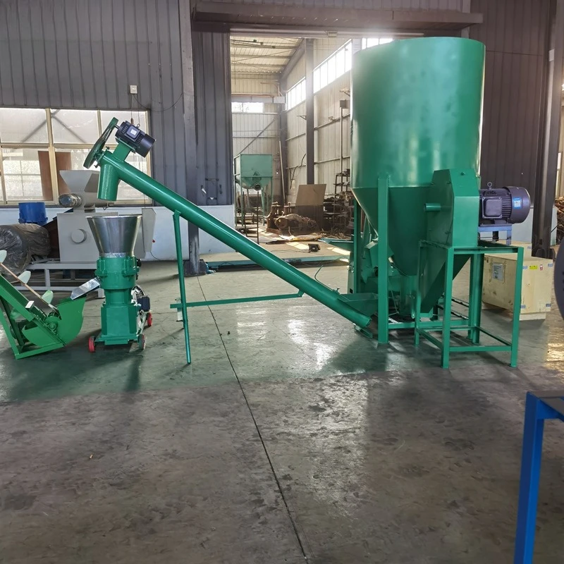 300 type breeding feed production line, straw corn pellet feed machine