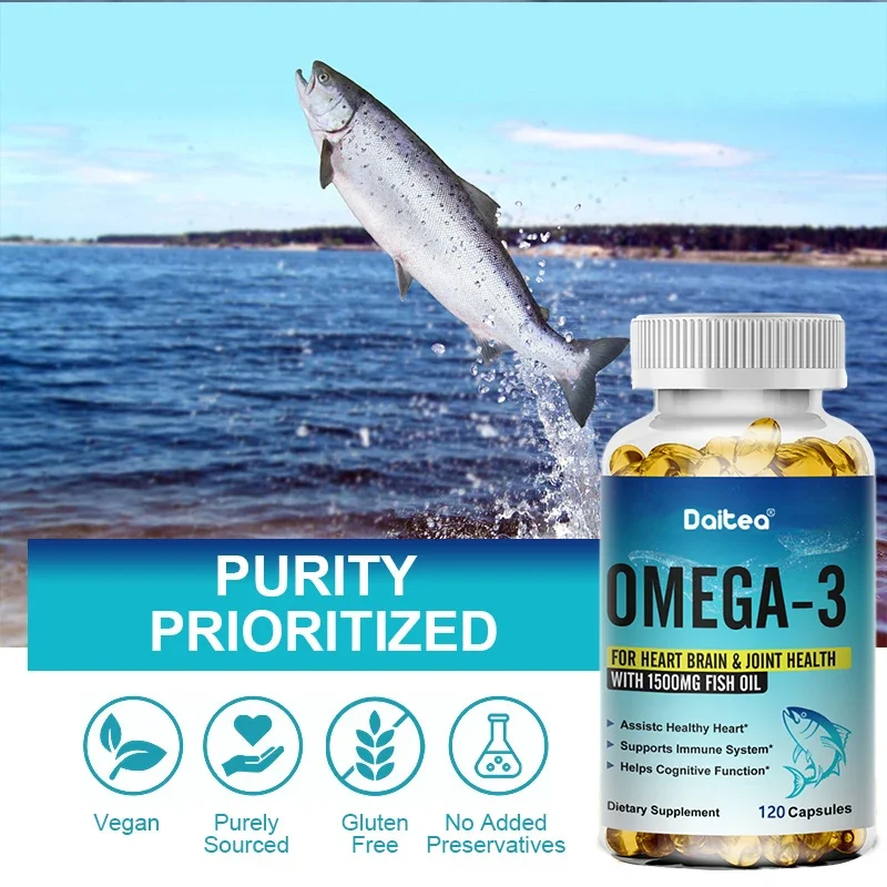 Omega 3 Visolie Capsule Supplement Rijk Aan Dha Epa Antioxidant Huidogen Immuunsysteem
