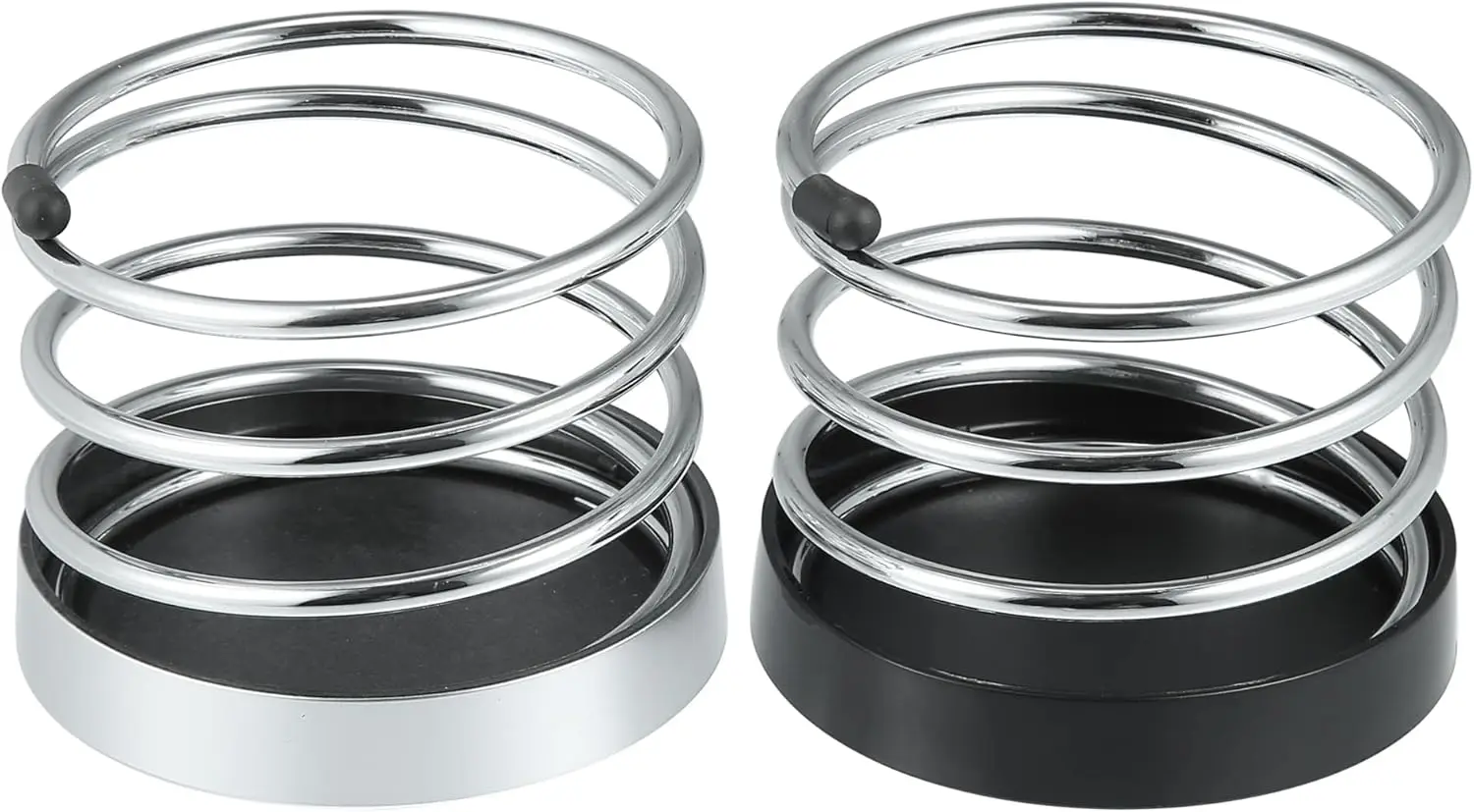 

2pcs Dashboard in Dash Car Cup Holder Bottle Drink Water Cupholder Front Dashboard Cup Holders Black Silver Tone Universal for C