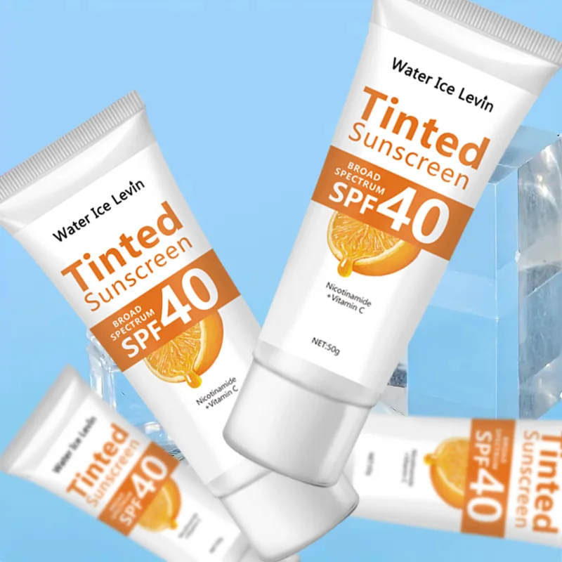 لوشن واقي من الشمس باللون البرتقالي، كريم واقي من الشمس للعناية بالبشرة، كريم واقي من الشمس لتبييض الوجه، مرطب مضاد للشيخوخة والتحكم في الزيوت