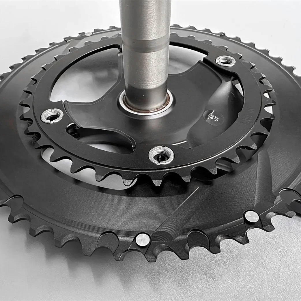 FOVNO Chainring 110BCD Road Bike Crank Chainring Wheel 2X 50-34T 52-36T 53-39T For Shimano 5800 R7000 R8000 R8100 Bicycle Crown