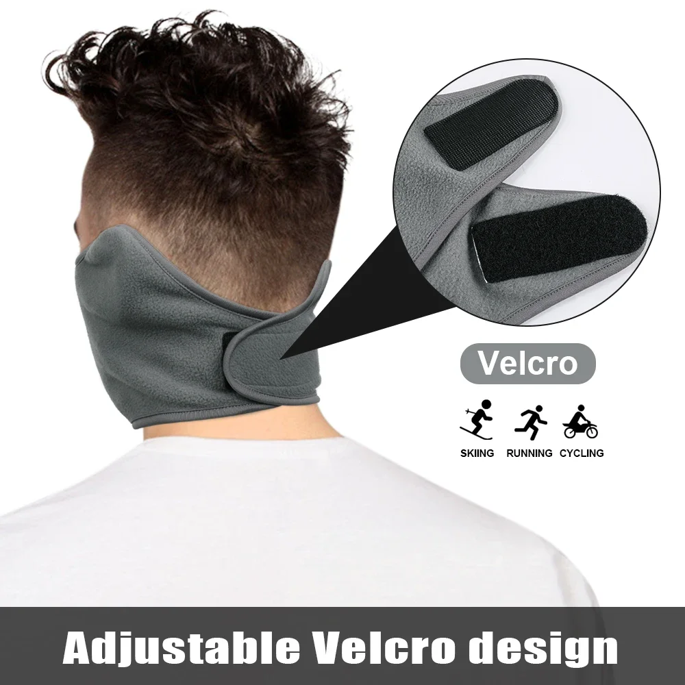 Half Face Cover Mask Windproof Ear Bicycle Cycling Balaclava Warm Skating Scarf Shield Cover Men Skiing Accessories Cold Weather