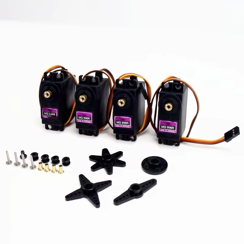 1/4PCS 15KG Digital MG996R Servo 180 Degree Rotation All Metal Gear for RC Car Helicopter Boat Model