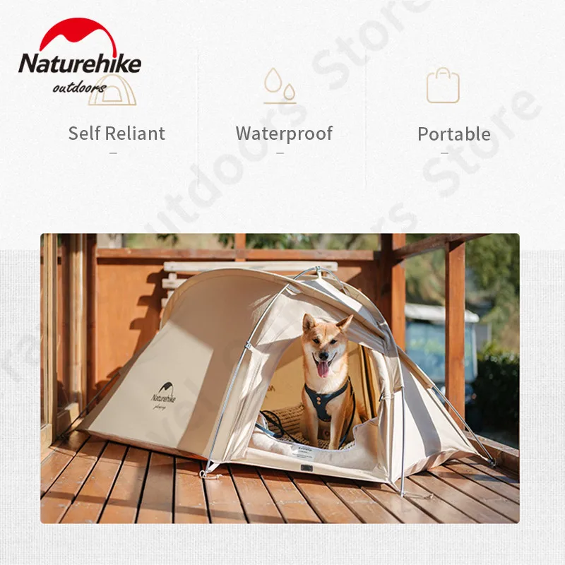 Naturehike mini HIBY Pet Tent Outdoor Winter Self-Supporting Warm Dog And Cat Nest Waterproof Double Door Breathable Portable