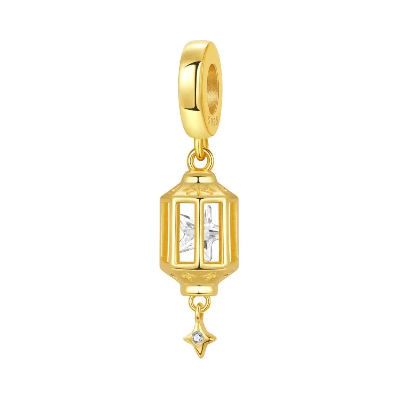 

MISEFF, новинка, стерлинговое серебро 925, золотая звезда, подвеска-фонарь, подвески, подходят для оригинального браслета, бусины, ювелирные изделия «сделай сам», женские подарки на вечеринку