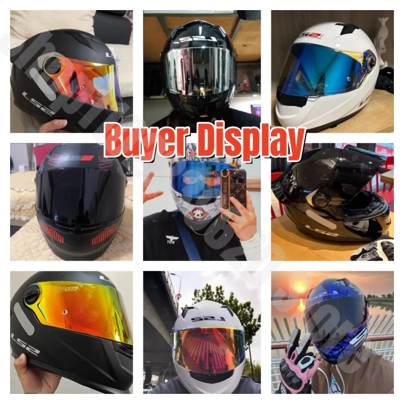 Motorcycle Helmet Lenses Suitable for LS2FF300/FF358/FF396 Day and Night Universal Lenses Sun Protection Dust Prevention