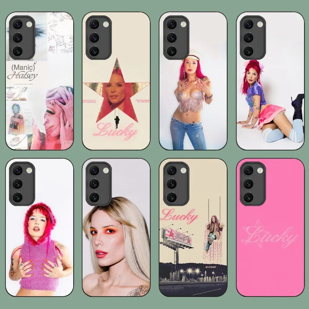 Hot Singer Halsey Lucky Phone Case For Samsung Galaxy S21 S22 S23 S24 Fe Lite Plus Ultra Note Shell