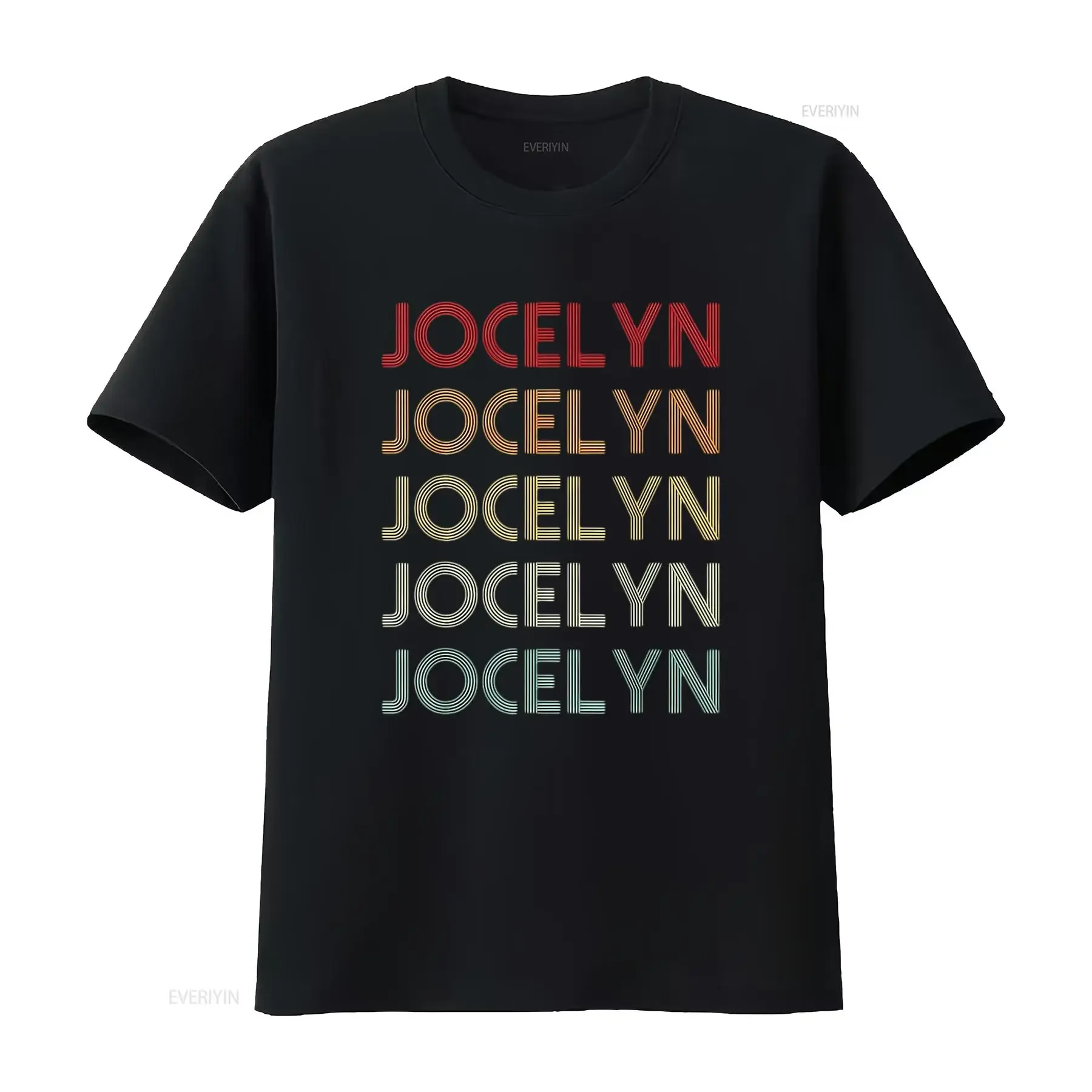 Mens Jocelyn Retro Funny Name Humor Nickname T Shirt White Large vintage Washed streetwear Slightly Stretched designer clothes