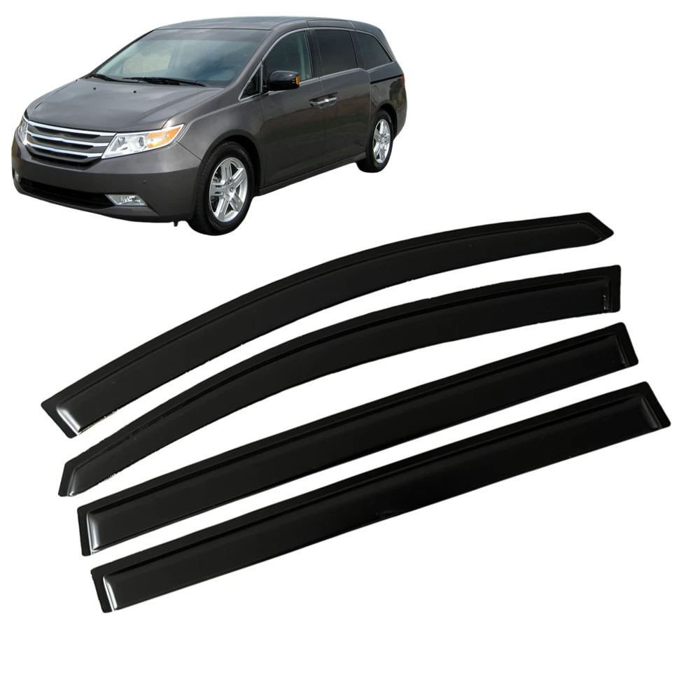 

Window Visor for HONDA ODYSSEY 2011 2012 2013 2014 2015 2016 2017 Wind Deflectors Rain Guards Door Visor Vent Shades Ventvisor