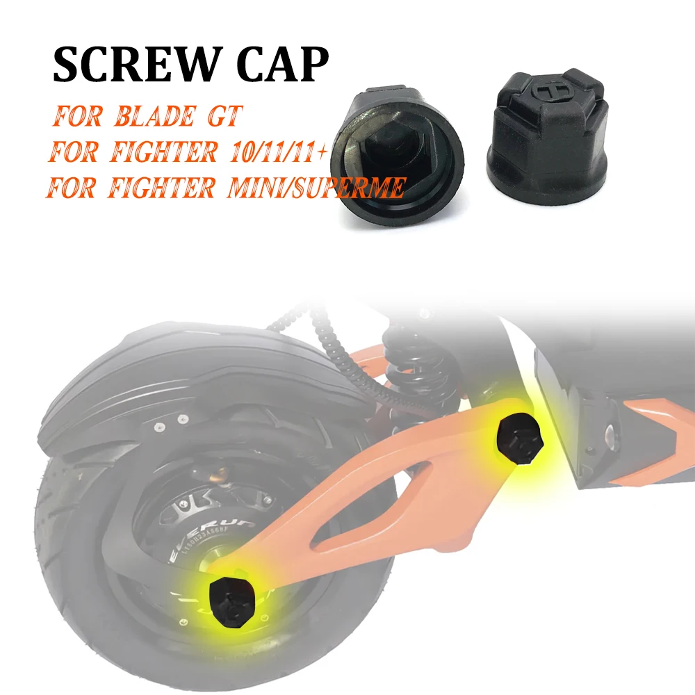 For Supreme For Supreme+ 7260R For Fighter 10/10+/11/11+/Mini for Blade GT II Nut Cap Screw Cap Rubber Cover Scooter Parts