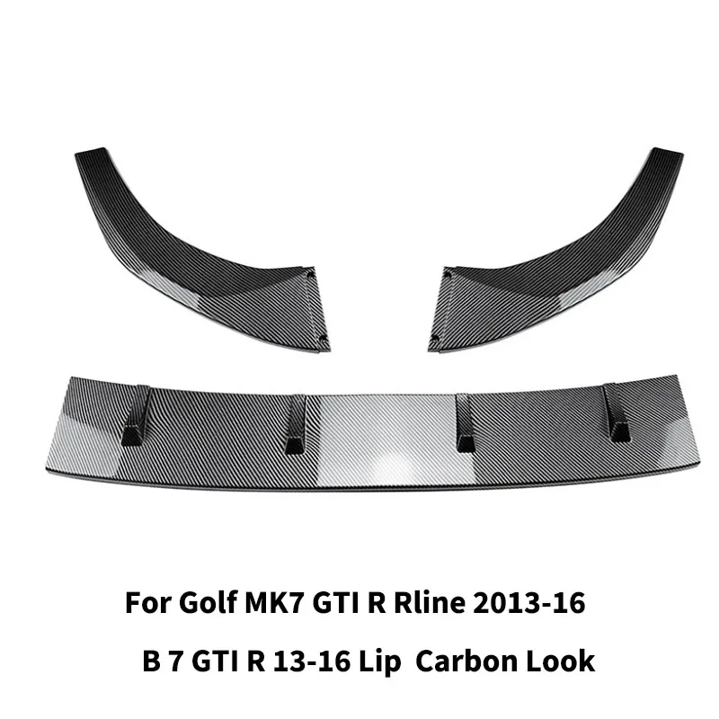 Kofferbak Spoiler Wing Lip voor Volkswagen Golf 7 7.5 MK7 7.5 GTI R R Lijn 2013-2021 Dak diffuser voorste splitter Body kits