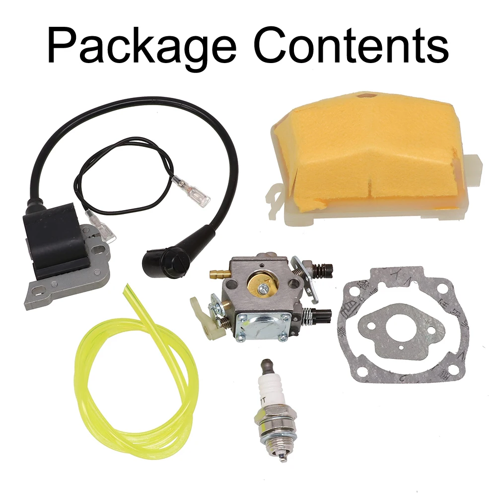 Kit de Carburador do Filtro de ar para Husqvarna Motosserra 50 51 55 61 254 257 262 266 268 272 Wt170-1 Wt-170 503281504 Conjunto