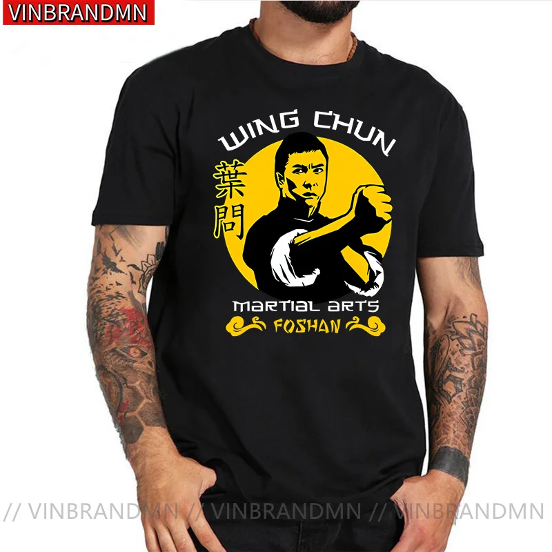 Chinese Kung Fu Grandmaster IP Man Wing Chun Kung Funny T-Shirt New Men Cotton O-neck T Shirt Hip Hop Tees Tops Harajuku tshirt