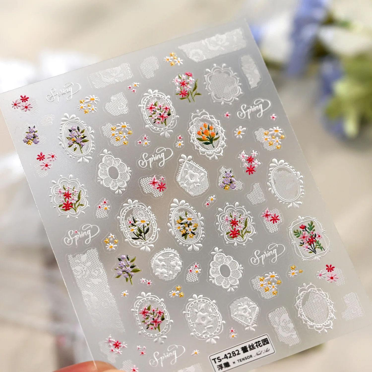 1 Stück 5D Weiche Niedliche Katzen-Kätzchen-Kuchen-Donut GLÜCK WUNSCHEN, GLÜCKLICHES LEBEN Nagelkunst-Aufkleber Geprägte Cartoon-Nagelsticker Maniküre DIY – Detail 18