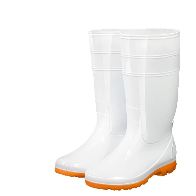 

Tall tube waterproof, oil-proof, acid and alkali-resistant, non-slip and wear-resistant food factory working shoes