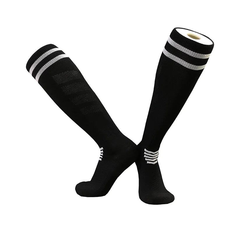 Towel Bottom Soccer Socks Breathable Knee High Training Long Stocking Adults Youths Kids Practical Competition Football Socks