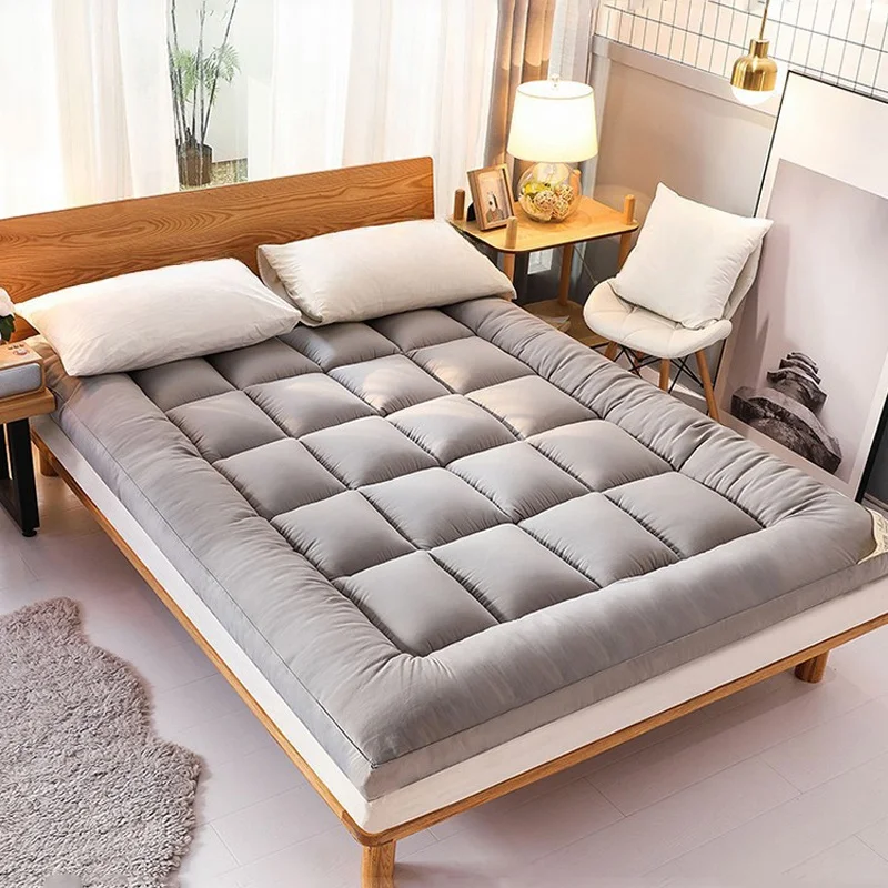 

Autumn Winter Warm Mattress Thicken Soft Filling Cushion Warm Bed Cover Bedroom Soft Cushion Tatami Mat Non-slip Warm Supplies