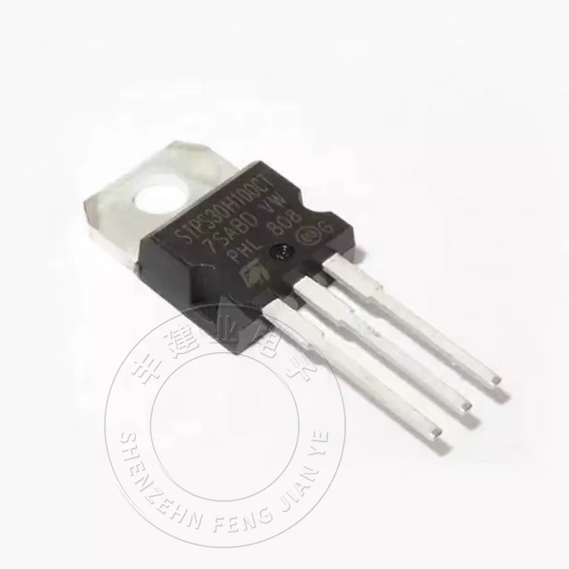 1-5PCS STPS30H100CT TO220-3 DIODE ARRAY SCHOTTKY 100V