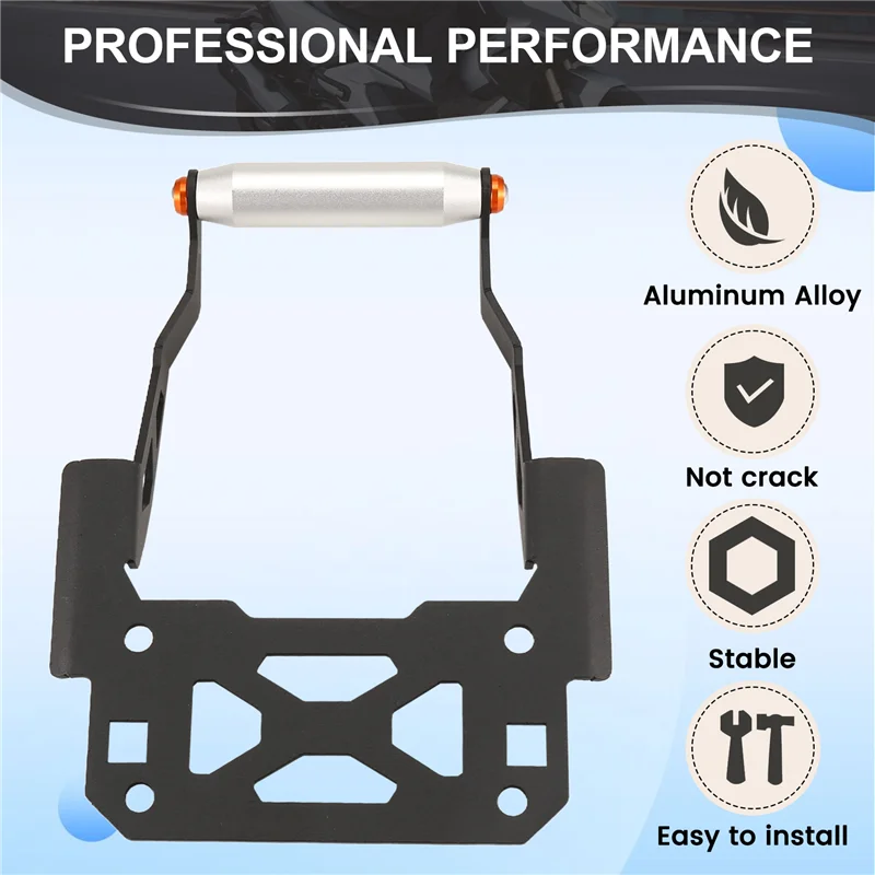 

A51K-Motorcycle Windshield Stand Holder Mobile Phone GPS Navigation Plate Bracket For BMW F850GS F850 ADV 2019-2023