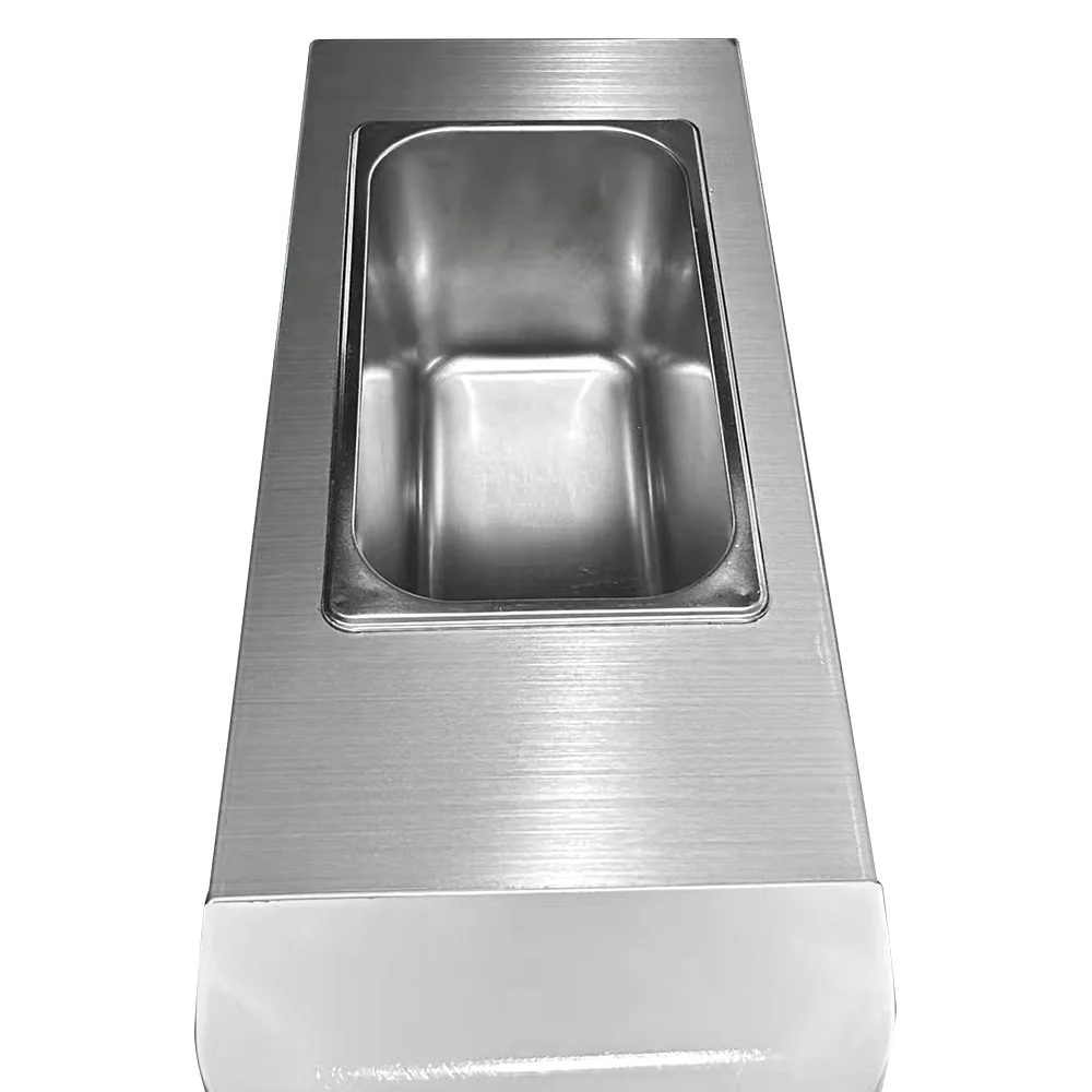 XEOLEO Mini macchina per gelato a testa singola da tavolo Macchina per gelato automatica commerciale morbida