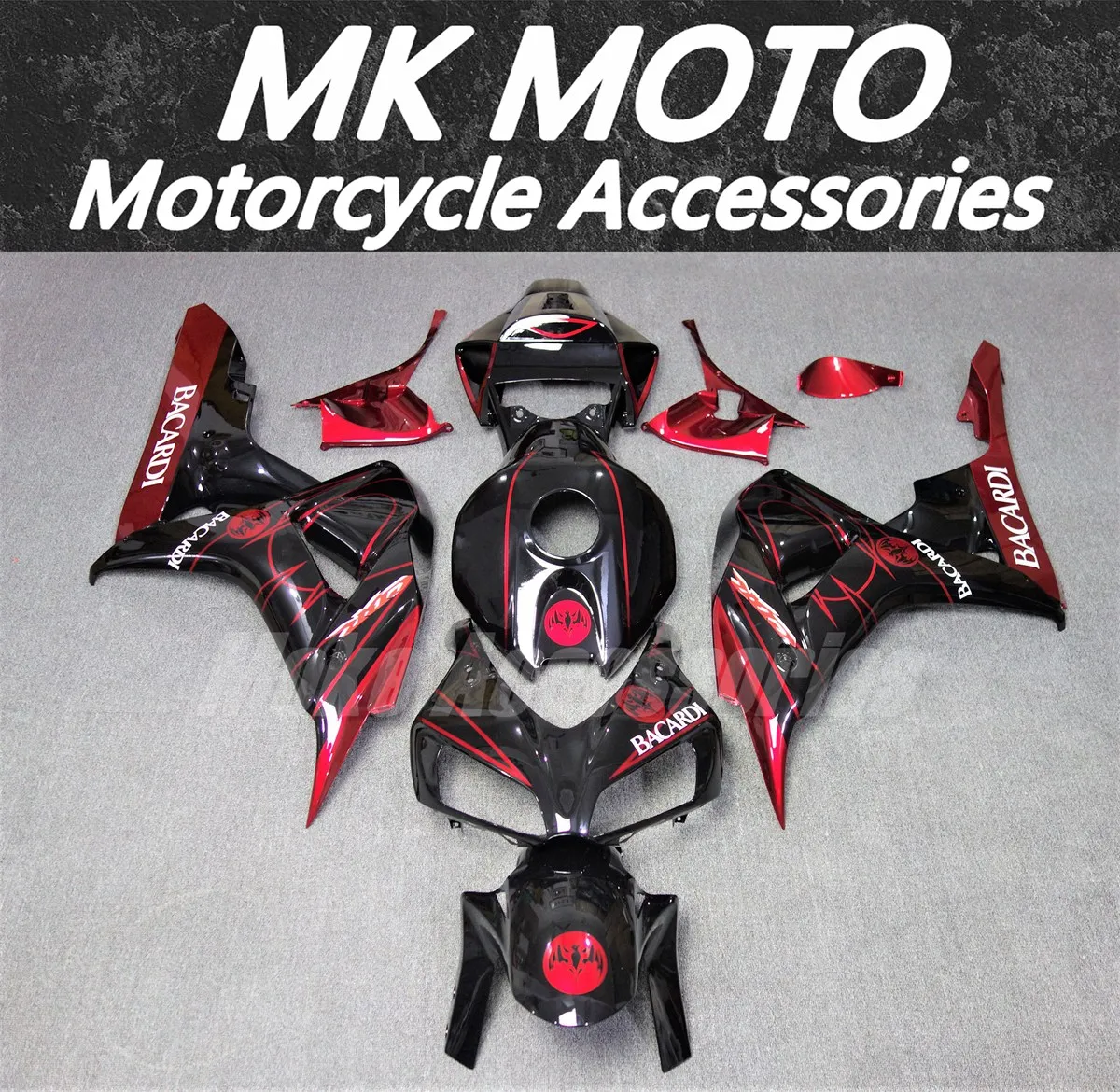 

Motorcycle Fairings Kit Fit For Cbr1000rr 2006-2007 Bodywork Set High Quality ABS Injection NEW Black Carona