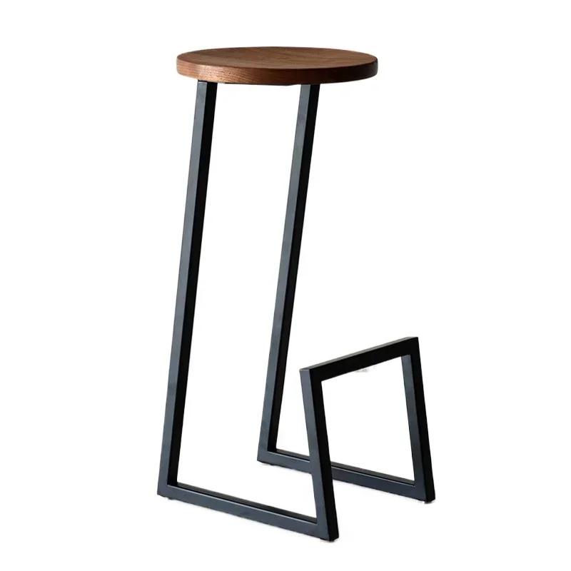Modern simple bar chair, Nordic home bar stool high stool, island high chair casual bar chair