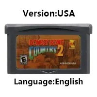 GBA 32-Bit-Videospielkassette Konsolenkarte Mario Donkey Kong Wario Serie Golf Tennis Party Superstar Saga für GBA