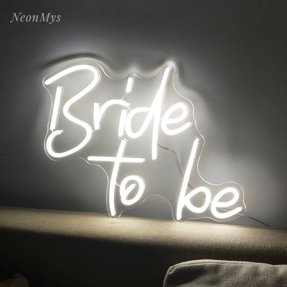 Bride To Be Neon Sign Custom Led Light Lamp Romantic Personality on Wall  Bedroom Proposal Party Wedding Marriage Decoration