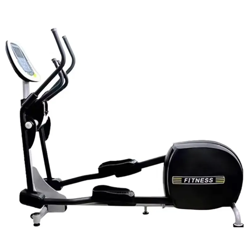 

2025 Commercial Grade Magnetic Elliptical Machine - Steel Frame Rear Wheel Drive, Clear Display Non-Foldable Fitness Gear