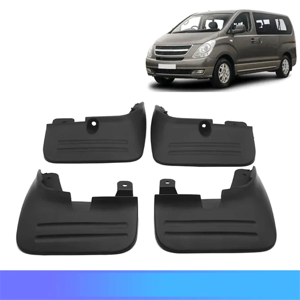 86850-4H000 Car Front Rear Left Right Mud Guard Splash Flaps for Hyundai I800 IMax H1 Grand Starex 2007-