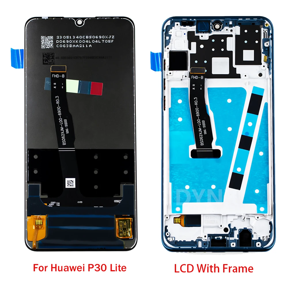 AAA+ For HUAWEI 6.15\'\'P30 Lite For Nova 4E MAR-LX1 AL00 LX2 LX3 LX1A LCD Display Touch Screen Digitizer Assembly Replacement