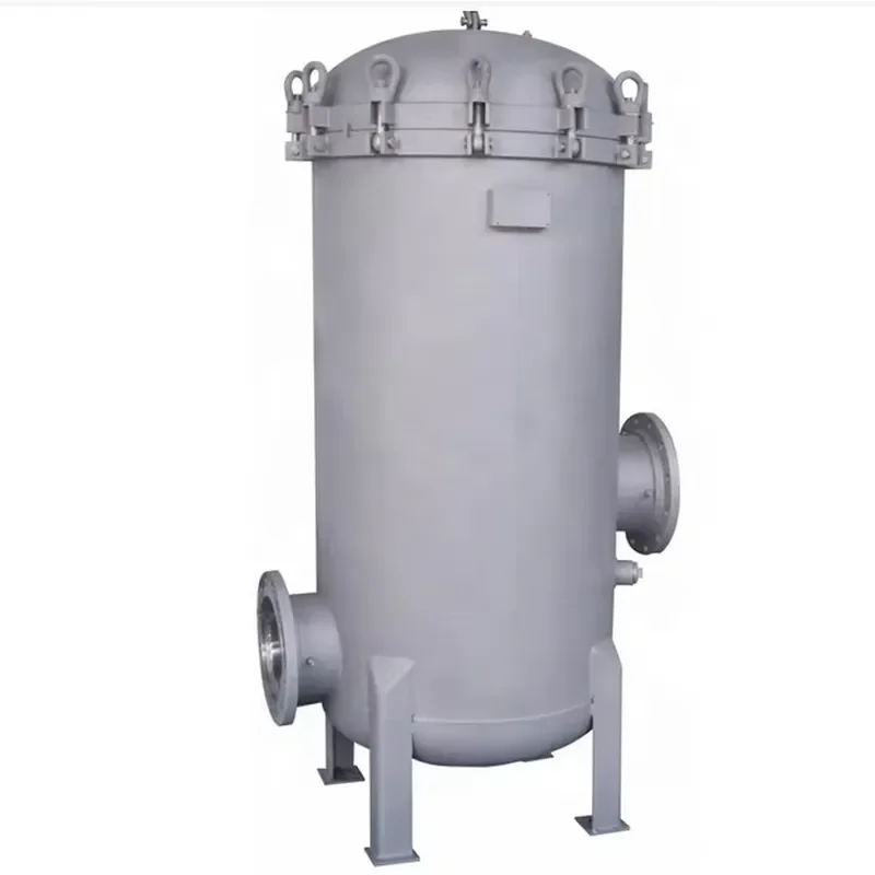 No Cleaning Dead Spots Stainless Steel Bag Filter Housing for Petroleum Products and Industrial Water