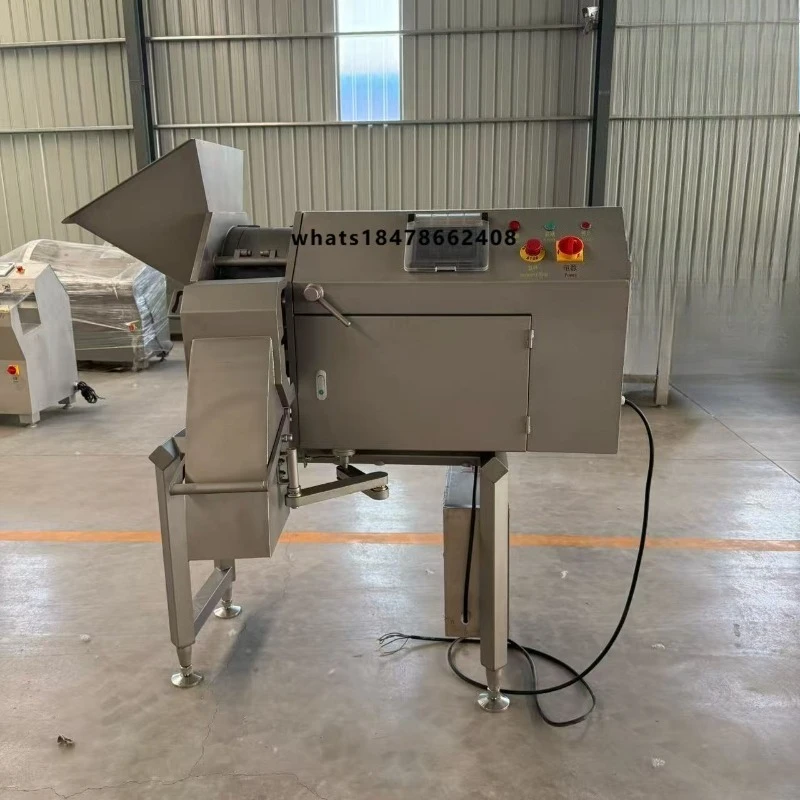 Wet Dry Dual Use 3D Dicing Machine Frozen Raw Poultry Meat Cutting Processing Equipment