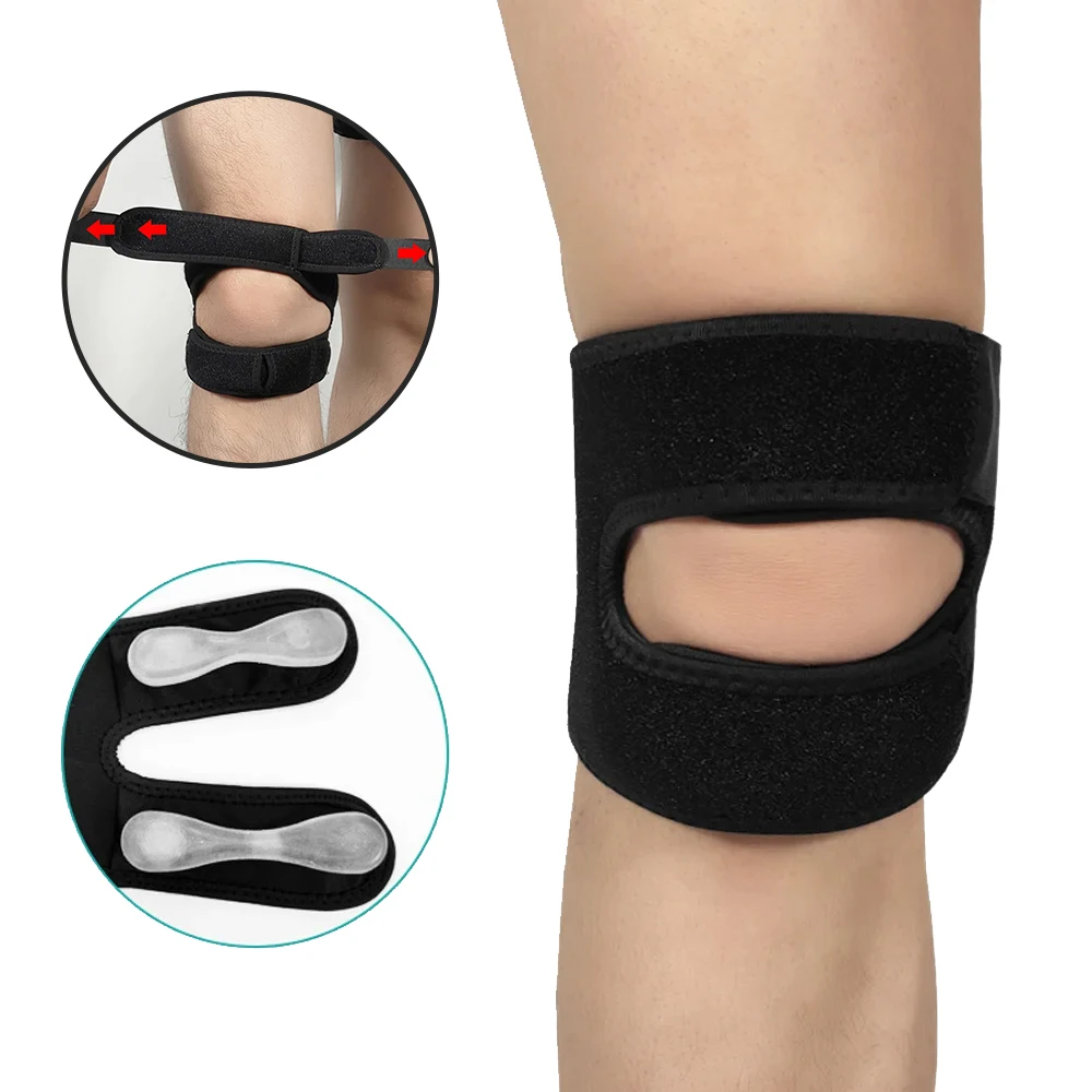 1Pcs Knee Support Patella Belt Elastic Bandage Tape Strap Knee Pads Protector Band For Knee Brace Knee Tendon Support Strap