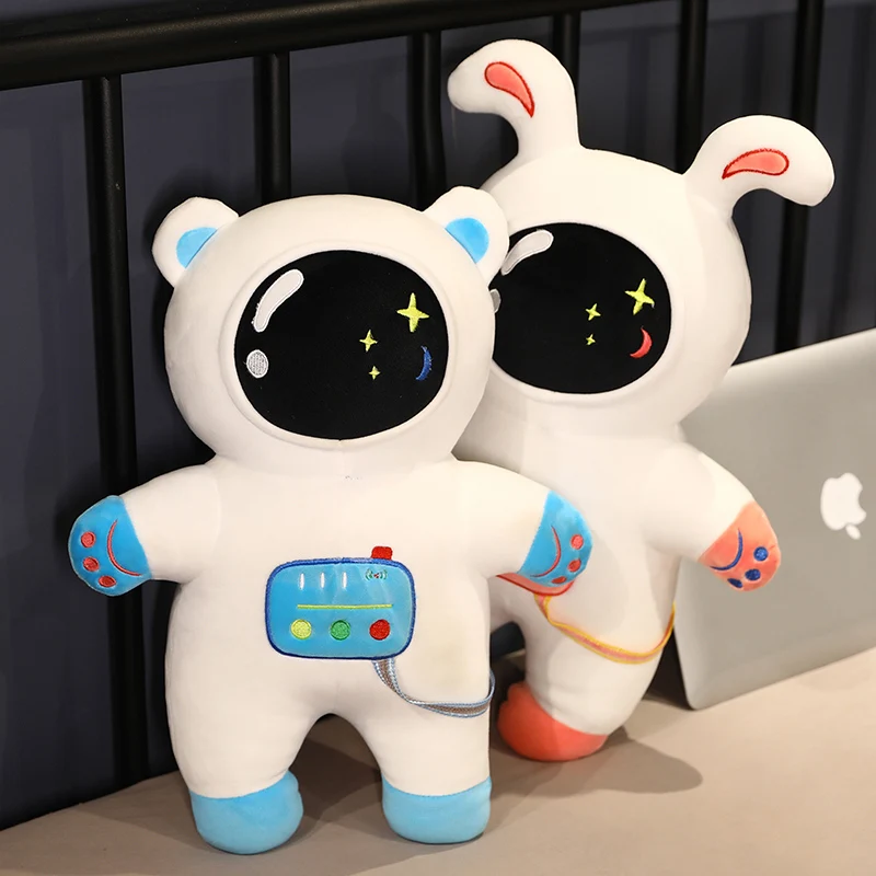 

40/60CM Spaceman Plush Doll Elastic Cartoon Space Astronaut Stuffed Rag Toy Soft Cushion Doll Pillow Toys Birthday Gift