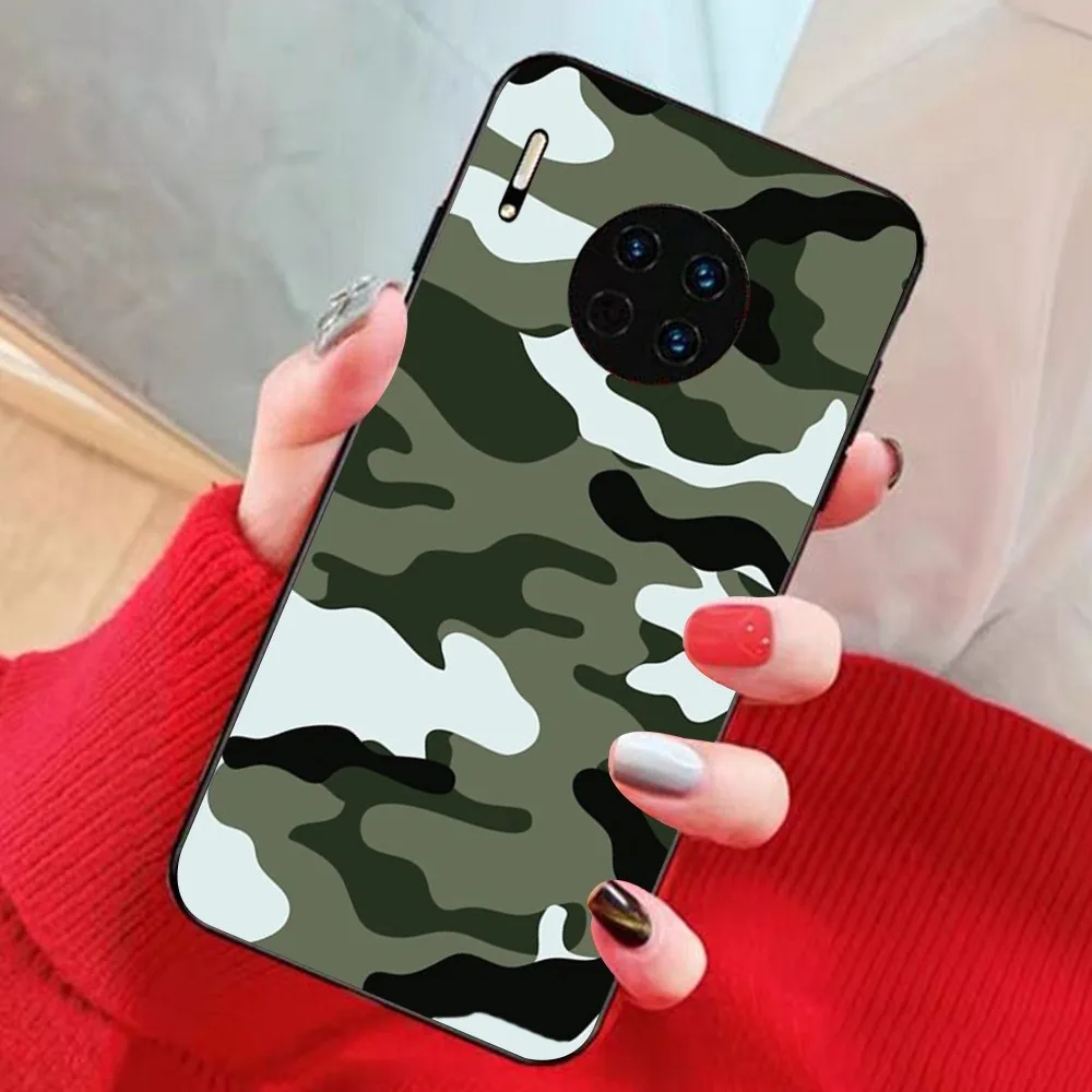 Camouflage Camo Military Phone Case For Huawei Mate 10 20 30 40 50 lite pro Nova 3 3i 5 6 SE 7 pro 7SE