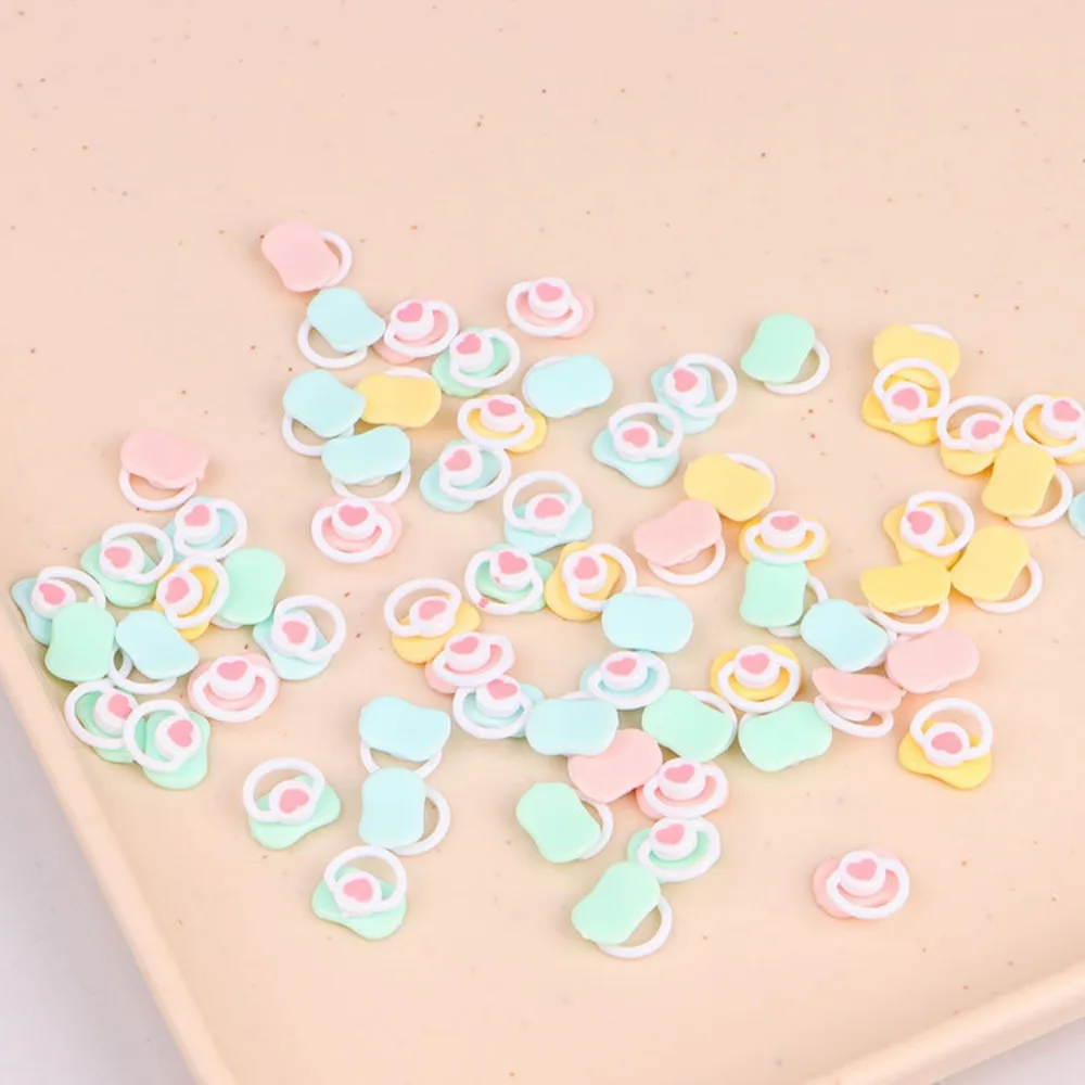 4Pcs Schnuller Modell Mini Puppe Schnuller Miniatur Rosa/Blau BJD Puppe Dummy Schnuller Nette Kunststoff Puppe Schnuller zubehör