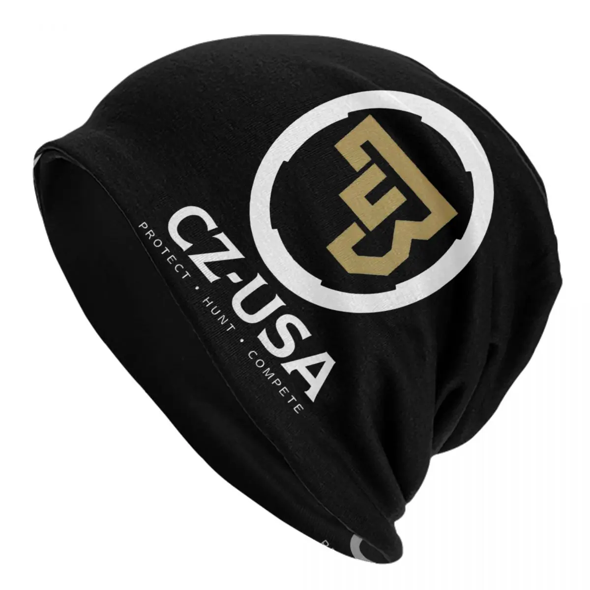 

CZ USA Logo Bonnet Hat WinterAutumn Street Skullies Beanies Hat for Men Women Knit Hat Warm Multifunction Caps