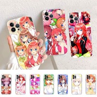The Quintessential Quintuplets Phone Case For iPhone 15 14 11 12 13 Mini Pro XS Max Cover 6 7 8 Plus X XR SE 2020 Funda Shell